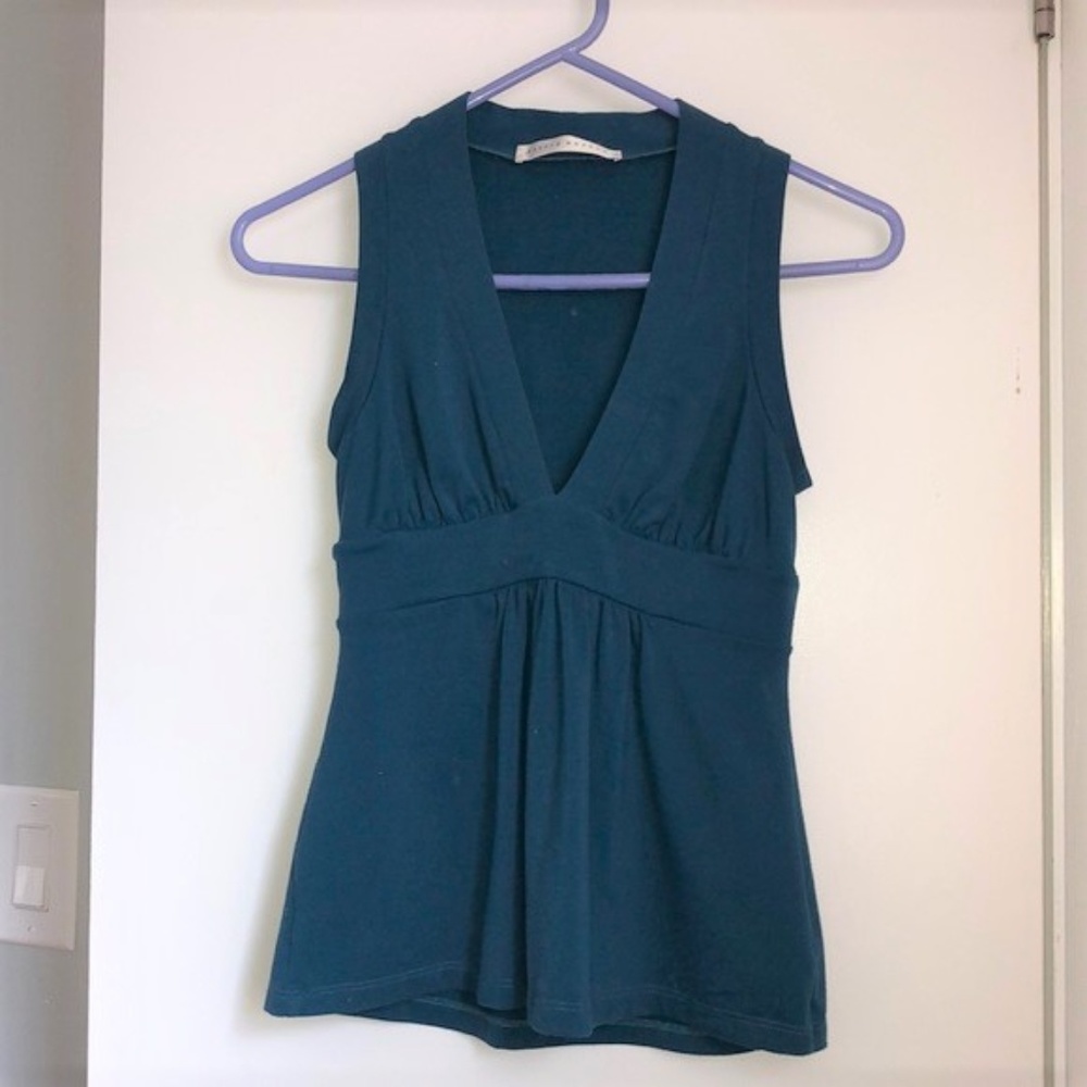 Susana Monaco Knit V-neck Top